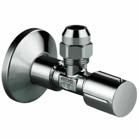 GROHE Eckventil 22037 1/2x3/8'' Rosette Metallgriff Hard Graphite, 22037A00 3 GROHE Eckventil 22037 1/2x3/8'' Rosette Metallgriff Hard Graphite, 22037A00