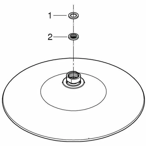 GROHE Kopfbrause EUPHORIA 260 d= 260mm chrom chrom GROHE Kopfbrause EUPHORIA 260 D= 260mm Chrom Chrom -GROHE Geschäft 35619449 4