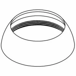 Grohe EICHELBERG Abdeckrosette 440418 Für EHM Mit Kartusche 40mm M. Seitl. Hebel Chrom