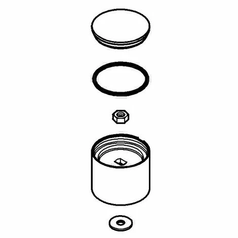 Grohe Umstellknopf 46585 moon white Grohe Umstellknopf 46585 Moon White -GROHE Geschäft 36275167 1