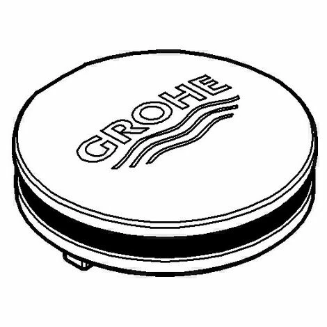 Grohe Abdeckkappe 46672 velvet black Grohe Abdeckkappe 46672 Velvet Black -GROHE Geschäft 36275389 1