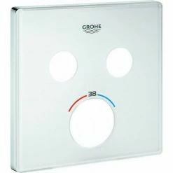 Grohe Rosette 49040 Für SmartControl UP-THM Eckig Mit 2 ASV Moon White