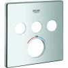 Grohe Rosette 49042 Für SmartControl UP-THM Eckig Mit 3 ASV Chrom