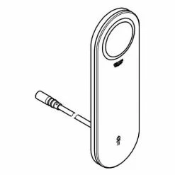 Grohe Pre-Set Bedienpaneel 65713 Moon White