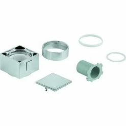 Grohe Temperaturwählgriff 49091 Eckig Für THM-Fertigmontagesets Chrom