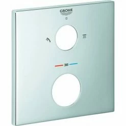 Grohe Rosette 49102 Eckig Für Thermostat-Fertigmontagesets Chrom