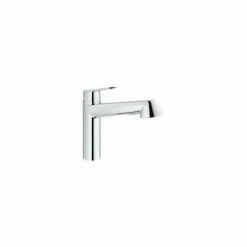 Grohe Eurodisc Cosmopolitan Spültischarm Flacher Auslauf Spülbrause Auszb. Chrom EC32257002