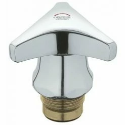 Grohe Oberteil 3/4" Chrom 11105000 Trecorn-Griff, Markierung Rot 4005176020629