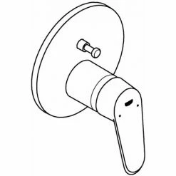 Grohe Eurodisc Cosmopolitan Einhand-Wannenbatterie Chrom 24056002 -GROHE Geschäft 44154856 4