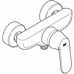 Grohe Eurosmart Cosmopolitan Einhand-Brausebatterie 1/2" Chrom 32837000 -GROHE Geschäft 44155129 4