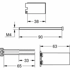 Grohe Rapido SmartBox Universal-Verlängerungsset 25 Mm 14048000 -GROHE Geschäft 44155223 3