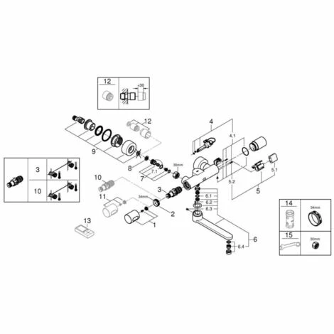 Grohe Eurosmart CE Infrarot-Elektronik Waschtisch-Wandarmatur mit Mischeinrichtung und Thermostat chrom 36332000 Grohe Eurosmart CE Infrarot-Elektronik Waschtisch-Wandarmatur Mit Mischeinrichtung Und Thermostat Chrom 36332000 -GROHE Geschäft 44155622 2