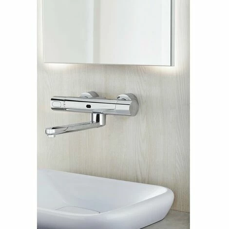 Grohe Eurosmart CE Infrarot-Elektronik Waschtisch-Wandarmatur mit Mischeinrichtung und Thermostat chrom 36332000 Grohe Eurosmart CE Infrarot-Elektronik Waschtisch-Wandarmatur Mit Mischeinrichtung Und Thermostat Chrom 36332000 -GROHE Geschäft 44155622 3
