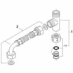 Grohe Grohtherm Micro Anschluss-Set Chrom 47533000 -GROHE Geschäft 44156048 4