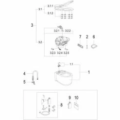 Grohe Sensia Arena Dusch-WC Komplettanlage Für Unterputzspülkästen Wandmontage 39354SH1 4 Grohe Sensia Arena Dusch-WC Komplettanlage Für Unterputzspülkästen Wandmontage 39354SH1 -GROHE Geschäft 44156122 3
