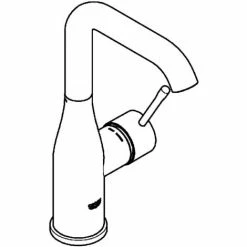 Grohe Essence Einhand-Waschtischbatterie 1/2" L-Size Chrom 24177001 -GROHE Geschäft 44156953 3