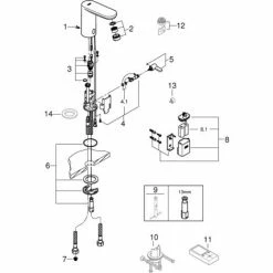 Grohe Eurosmart CE Infrarot-Elektronik Für Waschtisch 1/2" Mit Mischung Und Temperaturbegrenzer Chrom 36327001 -GROHE Geschäft 44157227 4
