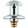 Grohe Oberteil 3/4" Chrom 11504000 Für UP-Ventile DN 20 Griff Markierung Blau -GROHE Geschäft 44157761 1