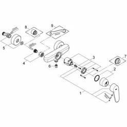 Grohe Eurodisc Cosmopolitan Einhand-Brausebatterie 1/2" Chrom 33569002 6 Grohe Eurodisc Cosmopolitan Einhand-Brausebatterie 1/2" Chrom 33569002 -GROHE Geschäft 44160128 5