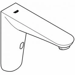 Grohe Euroeco CE Infrarot-Elektronik Für Waschtisch-Wandarmatur Ohne Mischung Chrom 36274000 -GROHE Geschäft 44160161 3
