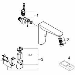 Grohe Euroeco CE Infrarot-Elektronik Für Waschtisch-Wandarmatur Ohne Mischung Chrom 36274000 -GROHE Geschäft 44160161 5