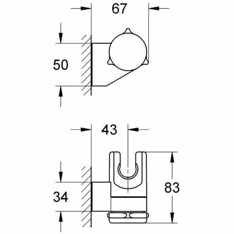Grohe Relexa Handbrausehalter chrom 28623000 Grohe Relexa Handbrausehalter Chrom 28623000 -GROHE Geschäft 44160588 5