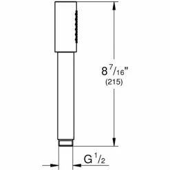 Grohe Sena Handbrause 1 Strahlart Supersteel 26465DC0 -GROHE Geschäft 44160942 5
