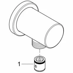 Grohe Rainshower Wandanschlussbogen 1/2" Supersteel 27057DC0 -GROHE Geschäft 44161657 4