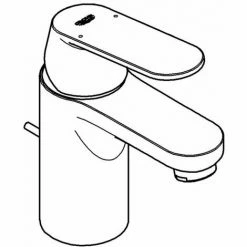 Grohe Eurosmart Cosmopolitan Einhand-Waschtischbatterie 1/2" S-Size Chrom 32825000 -GROHE Geschäft 44161878 2