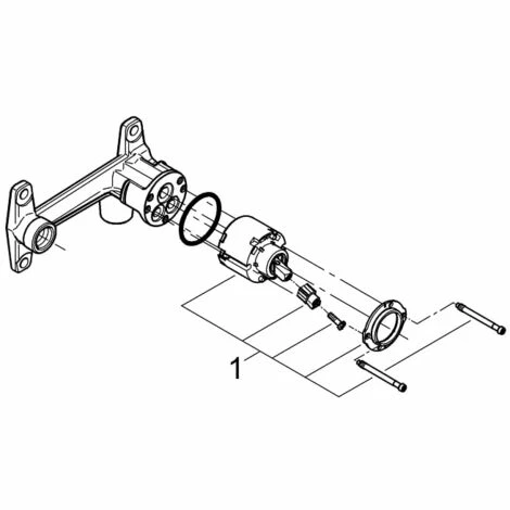 Grohe Einhand Unterputz-Universal-Einbaukörper 1/2" 33769000 Grohe Einhand Unterputz-Universal-Einbaukörper 1/2" 33769000 -GROHE Geschäft 44162440 5