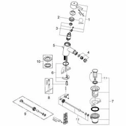 Grohe Concetto Einhand-Bidetbatterie 1/2" Chrom 32208001 -GROHE Geschäft 44164791 4