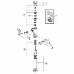 Grohe DAL-Automatic-Spüler Für WC Chrom 37139000 -GROHE Geschäft 44166420 5