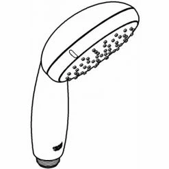 Grohe Tempesta 100 Handbrause 1 Strahlart Chrom 27852001 4 Grohe Tempesta 100 Handbrause 1 Strahlart Chrom 27852001 -GROHE Geschäft 44167146 3