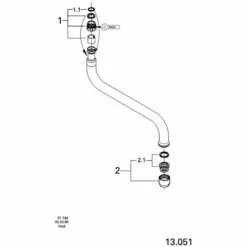 Grohe Rohrauslauf Chrom 13051000 Für Küchen-Wandbatterien, Schwenkbar M 22 X 1 -GROHE Geschäft 44170251 4