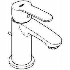 Grohe Eurostyle Cosmopolitan Einhand-Waschtischbatterie 1/2" S-Size Chrom 23037002 -GROHE Geschäft 44171648 3