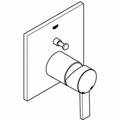 Grohe Allure Einhand-Wannenbatterie Chrom 24070000 -GROHE Geschäft 44171710 4