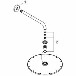 Grohe Rainshower Cosmopolitan 310 Kopfbrauseset 380 Mm Chrom 26056000 -GROHE Geschäft 44171849 4
