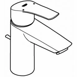 Grohe Eurosmart Einhand-Waschtischbatterie 1/2" S-Size Chrom 33265003 -GROHE Geschäft 44172487 5