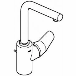 Grohe Eurodisc Cosmopolitan Einhand-Waschtischbatterie 1/2" L-Size Chrom 23054003 -GROHE Geschäft 44172898 2