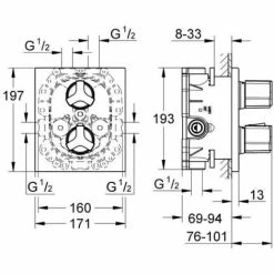 Grohe Rapido T Unterputz-Thermostatbatterie 35500000 4 Grohe Rapido T Unterputz-Thermostatbatterie 35500000 -GROHE Geschäft 44173269 3