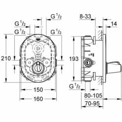 Grohe Rapido T Unterputz-Thermostatbatterie 35500000 5 Grohe Rapido T Unterputz-Thermostatbatterie 35500000 -GROHE Geschäft 44173269 4
