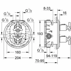 Grohe Rapido T Unterputz-Thermostatbatterie 35500000 6 Grohe Rapido T Unterputz-Thermostatbatterie 35500000 -GROHE Geschäft 44173269 5