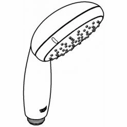 Grohe Tempesta 100 Handbrause 2 Strahlarten Chrom 27597001 -GROHE Geschäft 44174535 3