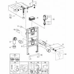 Grohe Rapid SL Element Für WC 100 M Bauhöhe 38525001 -GROHE Geschäft 44174794 5
