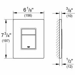 Grohe Skate Cosmopolitan Abdeckplatte Chrom 38732000 -GROHE Geschäft 44175528 5