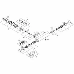 Grohe Grohtherm 2000 Thermostat-Brausebatterie 1/2" Chrom 34169001 -GROHE Geschäft 44175843 2