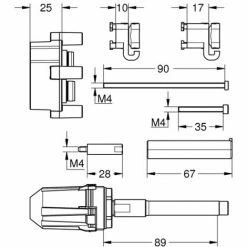 Grohe Universal-Verlängerungsset 25 Mm 14056000 4 Grohe Universal-Verlängerungsset 25 Mm 14056000 -GROHE Geschäft 44176008 3