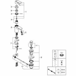 Grohe Eurosmart Cosmopolitan Einhand-Waschtischbatterie 1/2" S-Size Chrom 3282500E -GROHE Geschäft 44176078 5