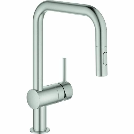 Grohe Einhand-Spültischbatterie MINTA U-Auslauf, herausziehbare Dual Spülbrause hard graphite 32322A02 Grohe Einhand-Spültischbatterie MINTA U-Auslauf, Herausziehbare Dual Spülbrause Hard Graphite 32322A02 -GROHE Geschäft 49807224 2