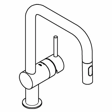 Grohe Einhand-Spültischbatterie MINTA U-Auslauf, herausziehbare Dual Spülbrause hard graphite 32322A02 Grohe Einhand-Spültischbatterie MINTA U-Auslauf, Herausziehbare Dual Spülbrause Hard Graphite 32322A02 -GROHE Geschäft 49807224 3